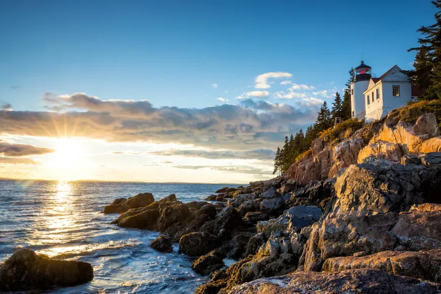 bass harbor lighthouse maine.